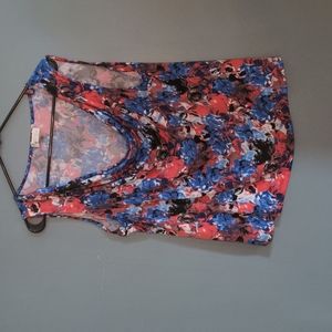 Cowl neck Tahari blouse 1x